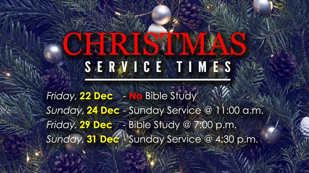 Christmas Service Times 2023